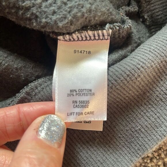 CABELAS camo boys hooded JACKET medium Fleece Lining - Picture 8 of 11